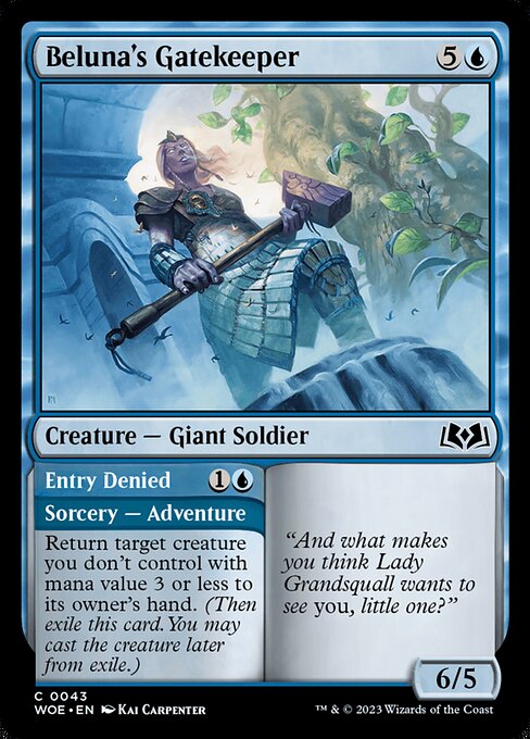 Beluna's Gatekeeper // Entry Denied (WOE)