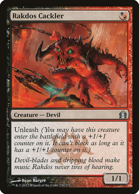 Rakdos Cackler (RTR)