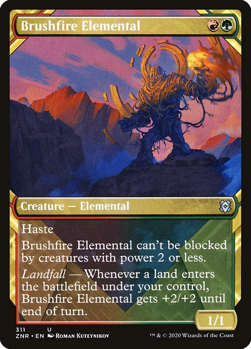 Brushfire Elemental (ZNR)