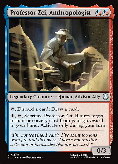 Professor Zei, Anthropologist (TLA)