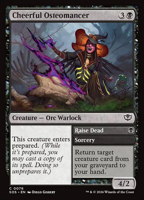 Cheerful Osteomancer // Raise Dead (SOS)