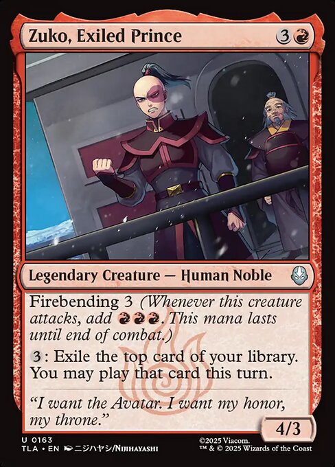 Zuko, Exiled Prince (TLA)