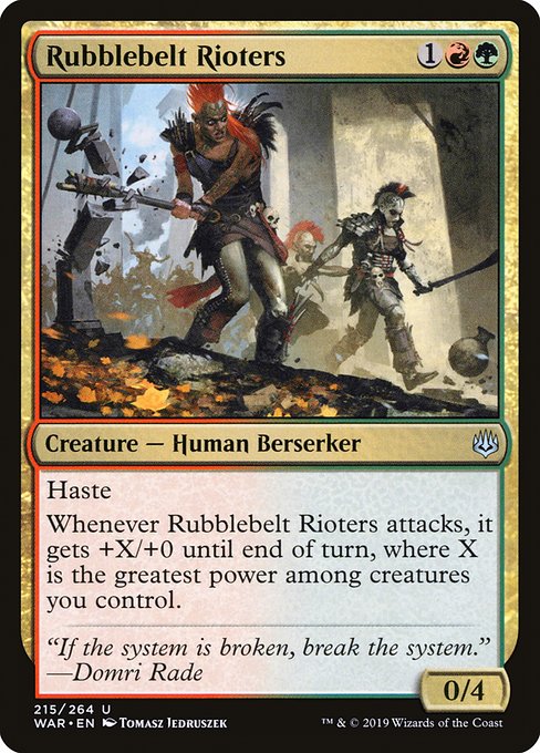 Rubblebelt Rioters (WAR)