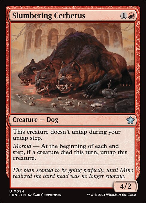 Slumbering Cerberus (FDN)