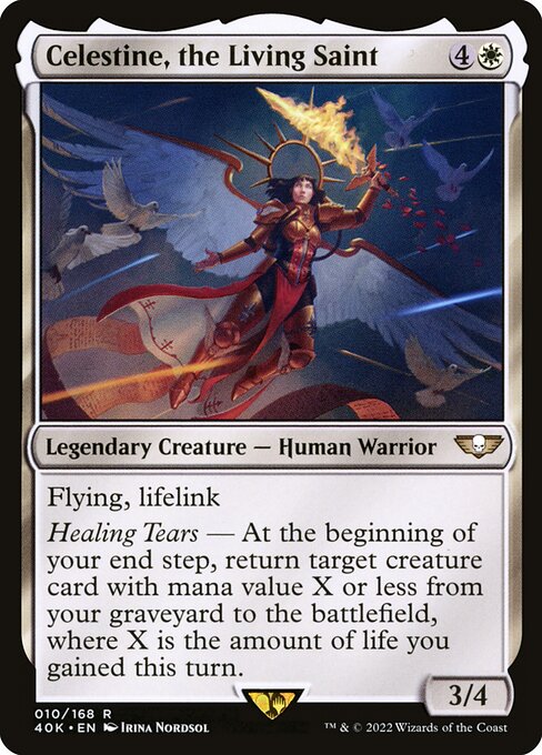 Celestine, the Living Saint (40K)