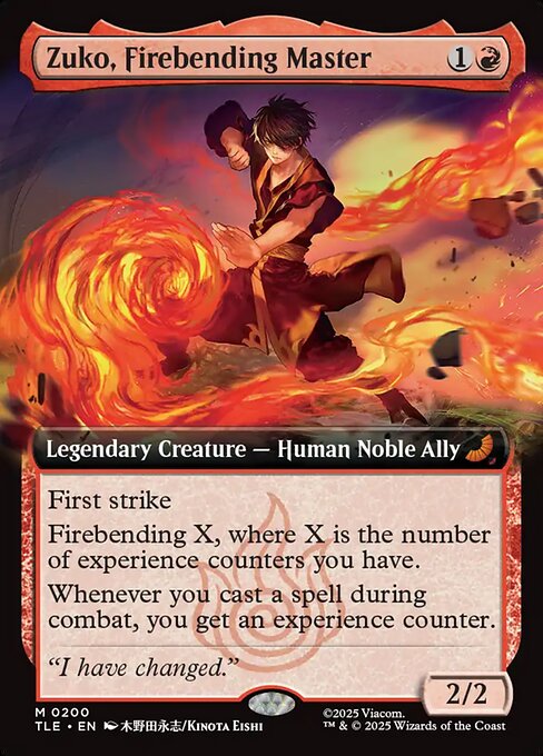 Zuko, Firebending Master (TLE)