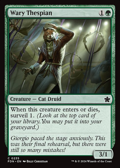 Wary Thespian (FDN)