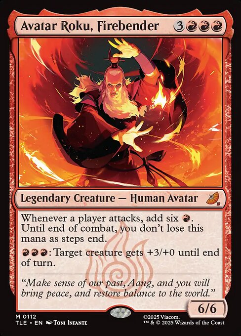 Avatar Roku, Firebender (TLE)