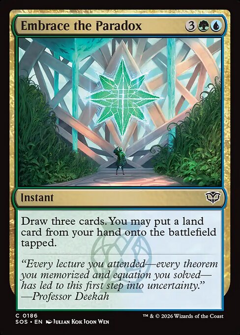 Embrace the Paradox (SOS)