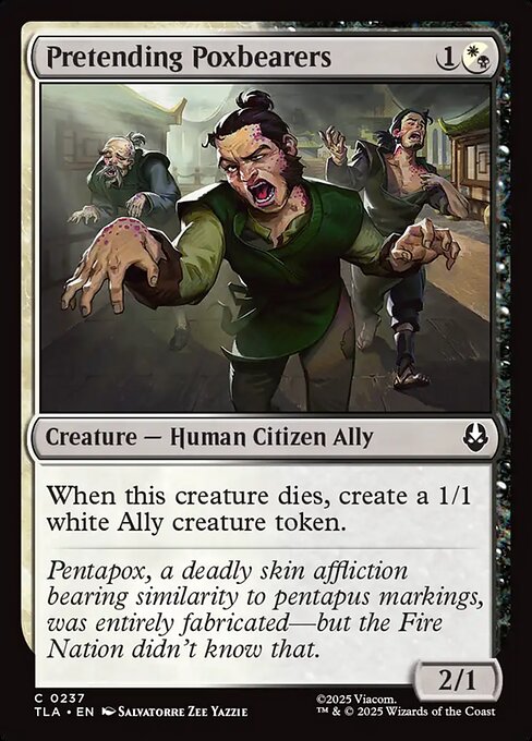 Pretending Poxbearers (TLA)