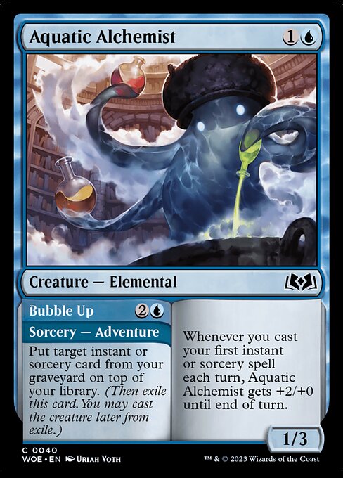 Aquatic Alchemist // Bubble Up (WOE)